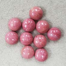 10MM ROUND CABOCHON NEW RHODONITE(10PCS/BAG)
